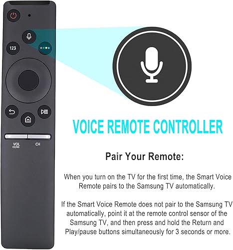 Miniatura 2 de Allimity BN59-01292A BN59-01298A Control remoto de voz de repuesto compatible con Samsung 2017 UHD Smart TV MU7000 MU6500 MU650D MU6300 MU630D