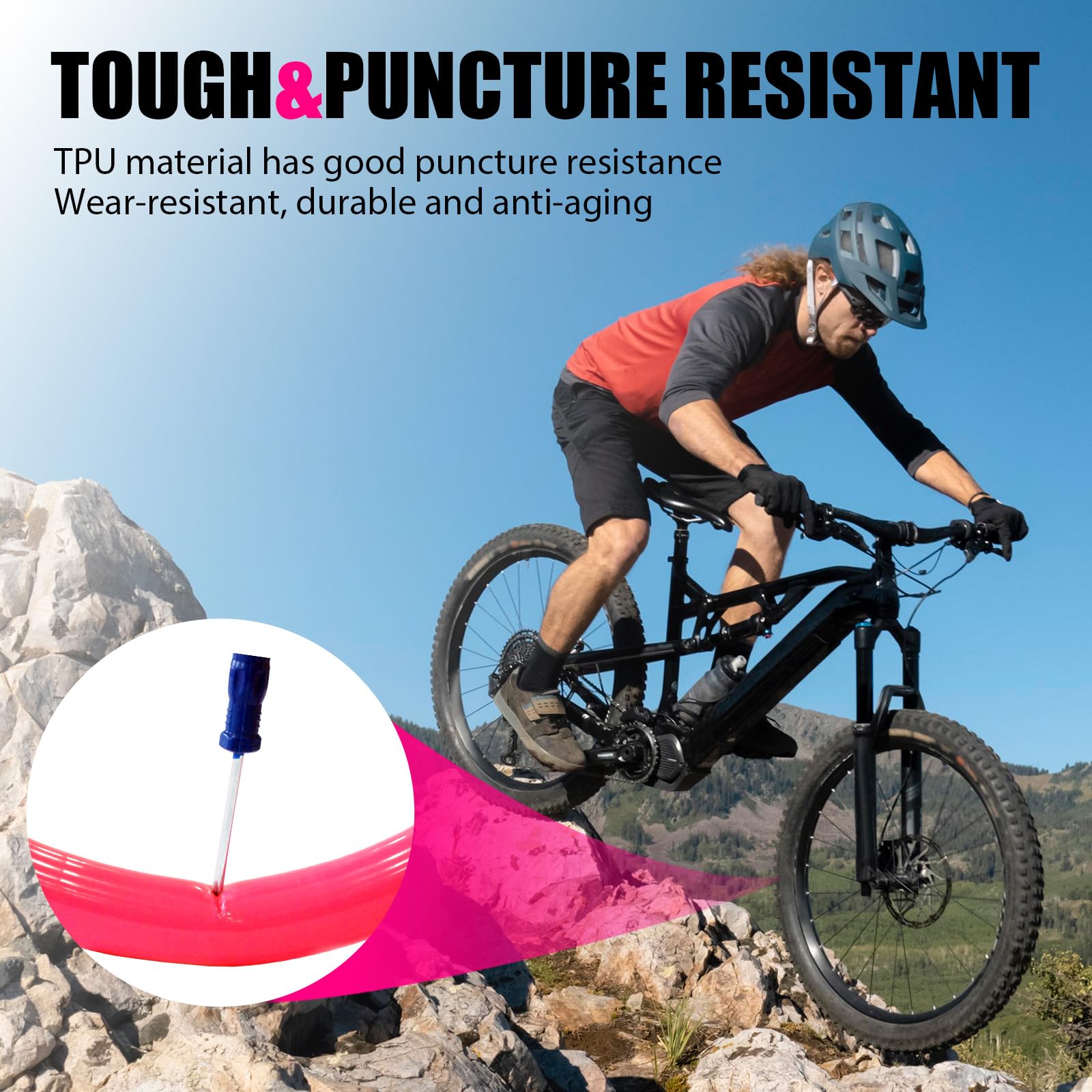 RideNow Camera d'aria in TPU MTB 66 cm-27,5"x1,3-2,0" 27,5"x1,9-2,5", 29