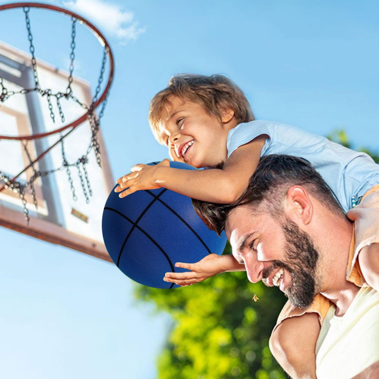 Generico Palla silenziosa - Palline silenziose giocattolo Silent Ball Safe | Regalo di pallacanestro resistente agli urti per bambini Adulti per palestre Patii Sale giochi