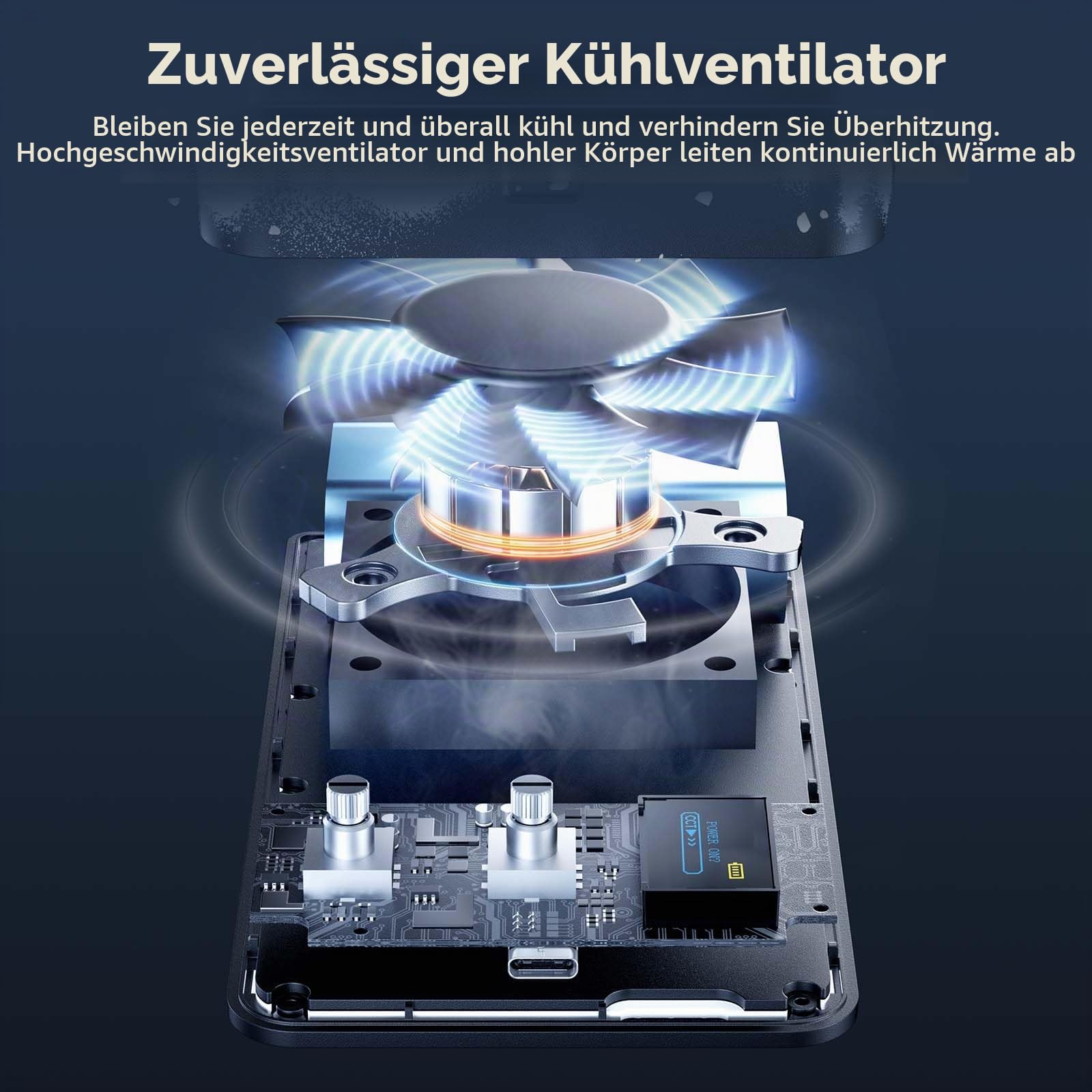 ULANZI P40 RGB LED Videolicht 40W Tragbar mit 5000mAh Akku, CRI96+ 2700K-6500K Kamera Licht, PD-Schnellladung, integrierte Lüfter, Magnetdiffusor & 1/4"-Gewinde für Foto- und Videobeleuchtung