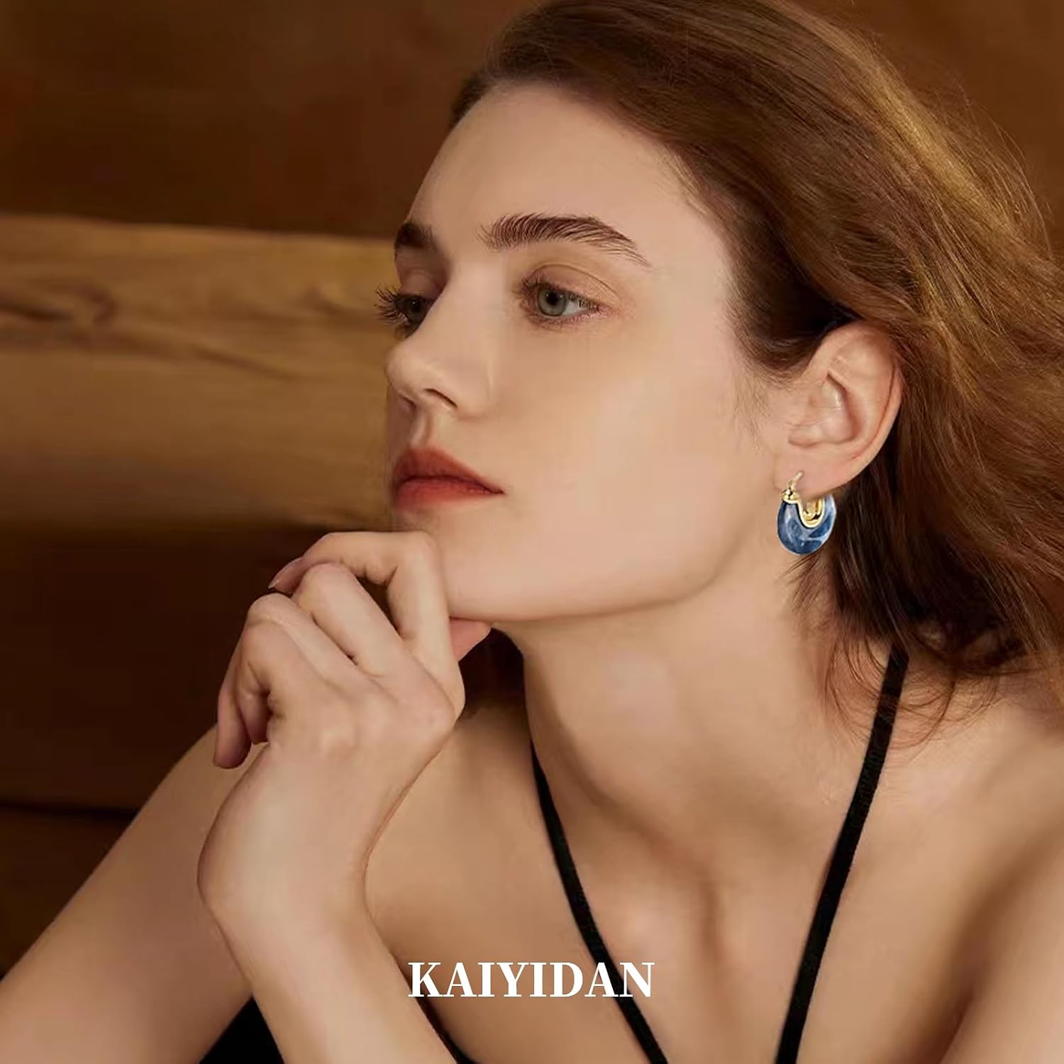 Gold/Silver Hoop Earrings For Women Trendy,Chunky/Big/Thin/Medium/Oval/Thick/Twist Multi-Colored Zirconia Dangle Huggie Rainbow CZ Amber Resin Hoops, Lightweight Birhtday Fashion Jewelry Gift.