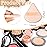 Pimoys 6 Pieces Triangle Powder Puff Soft Makeup Sponge Make Puff for Face Powder Cosmetic Foundation Sponge Makeup Tool