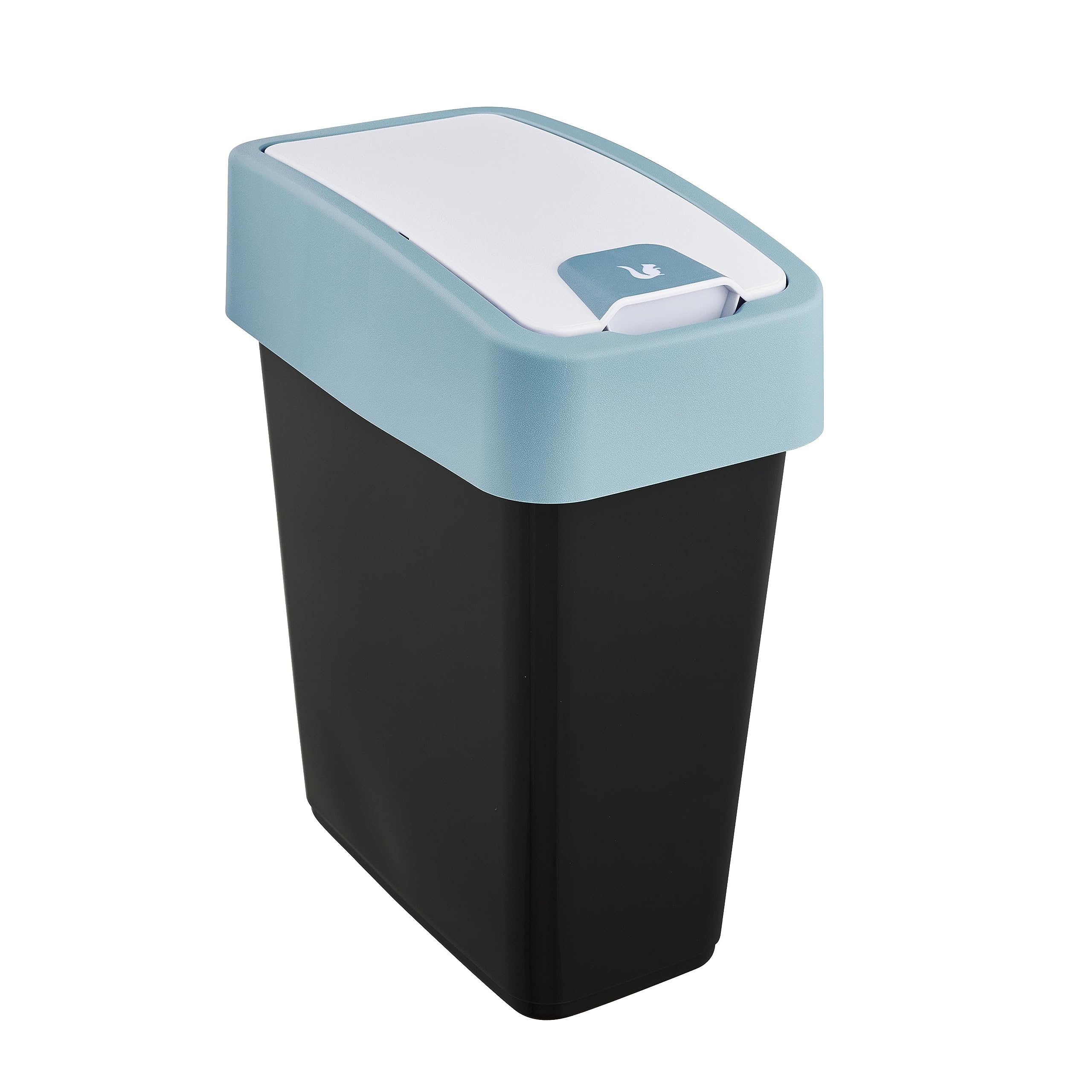 Keeeper Abfallbehälter mit Flip-Deckel – 10 l – Nordic Blue