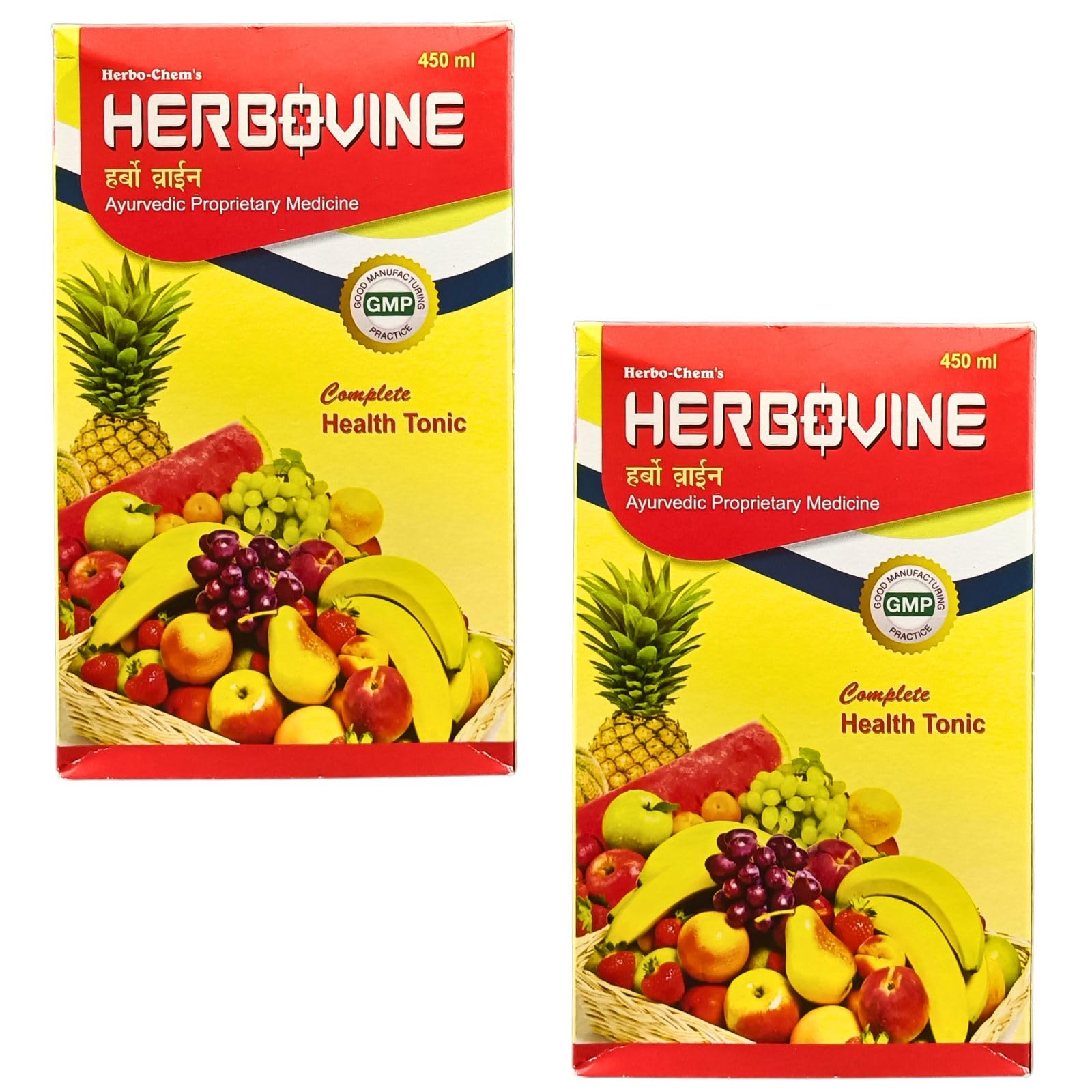 Ayurvedic Herbovine Tonic | Complete Health Tonic | Weakness | 450ml | Pack of 2 (B0CNLS6KD5) Amazon Price History, Amazon Price Tracker