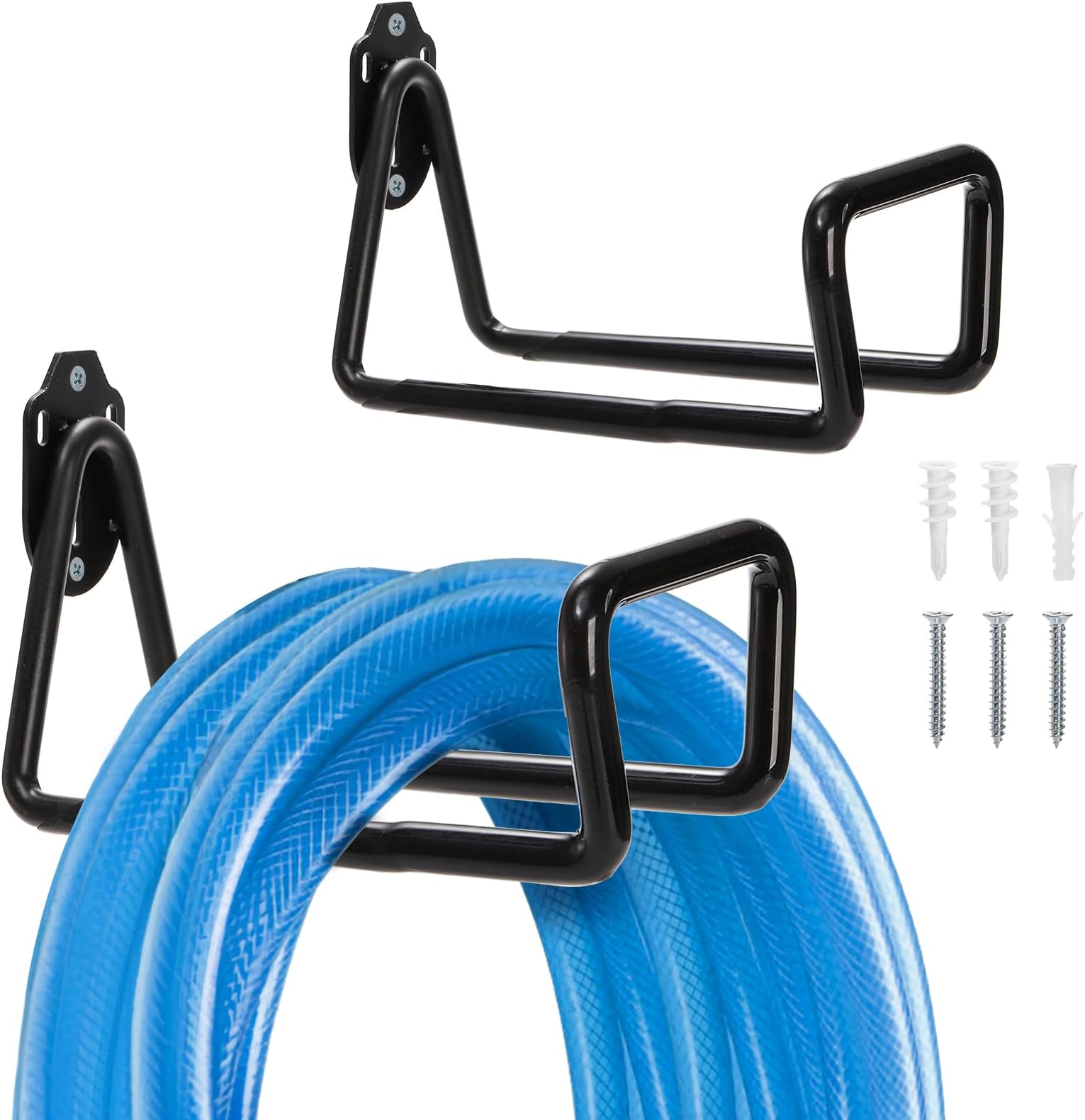 Amazon.com: PeoMev Garden Hose Holder Wall Mount - Heavy Duty Water ...