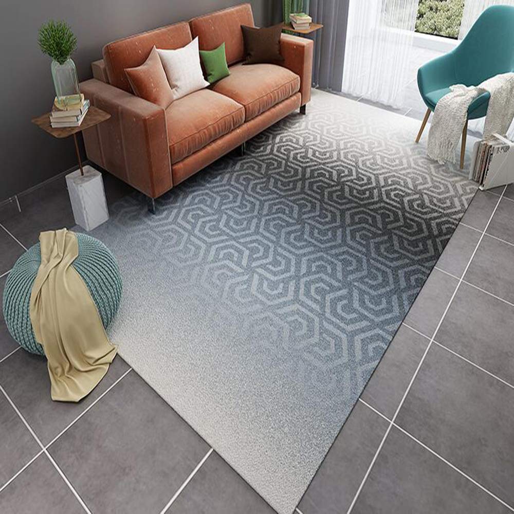 Tapis de salon en peluche lavable fini les taches sur le polyester 180x260