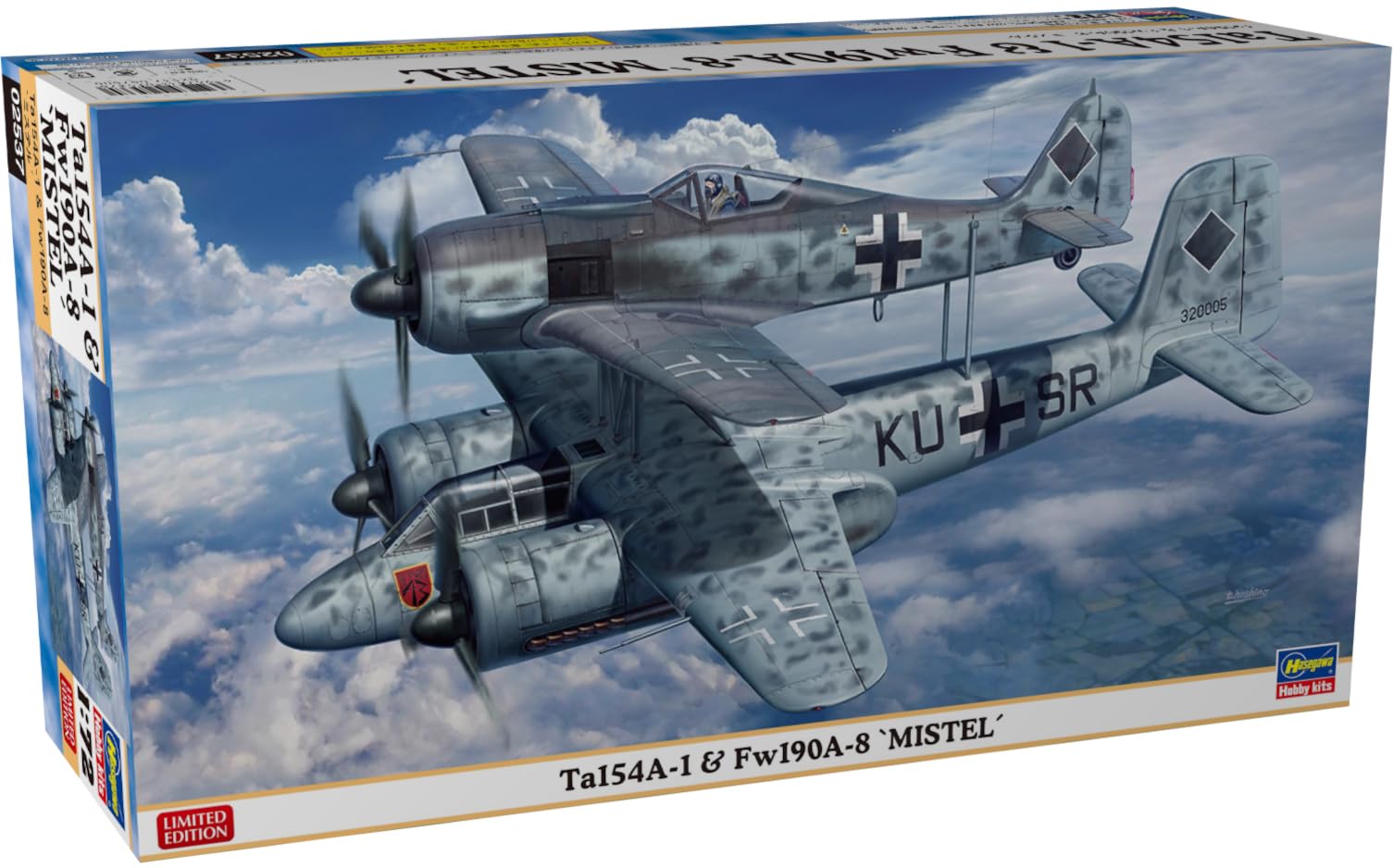 Amazon.co.jp: ハセガワ 1/72 Ta154A-1 & Fw190A-8 “ミステル