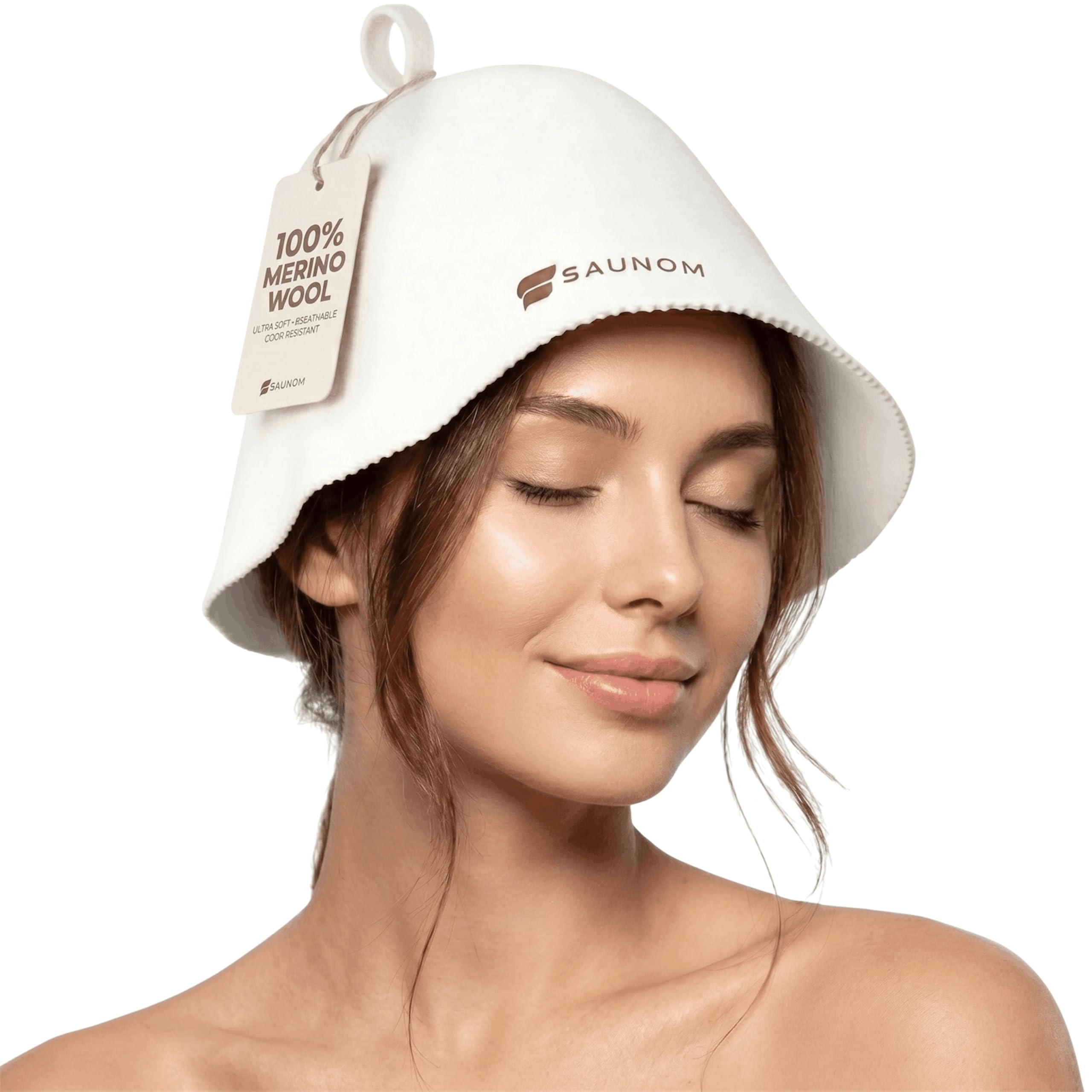 SAUNOM Premium Ultra Soft Merino Hat