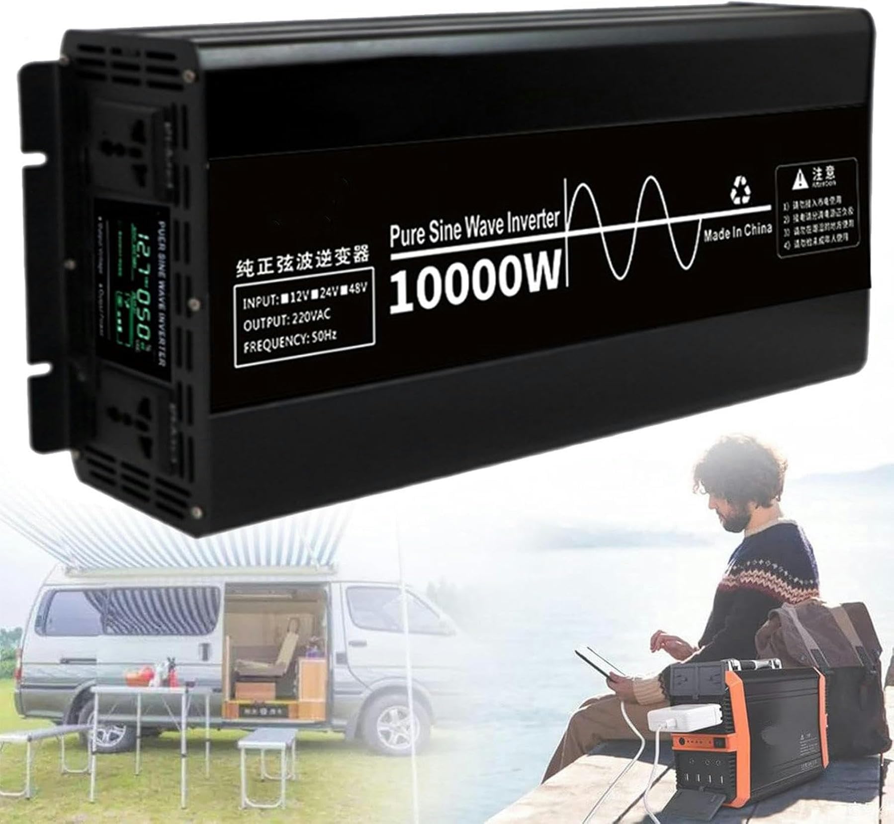 Onde sinusoïdale pure de l'onduleur 10000W convertisseur haute performance