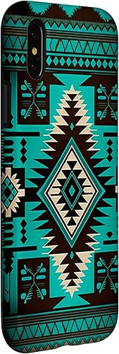 Miniatura 9 de Funda para iPhone 12 Mini Southwest Turquoise Native American Aztec Pattern