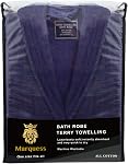 All-Cotton Bathrobe Thick Plush Cloth Housecoat Terry Toweling