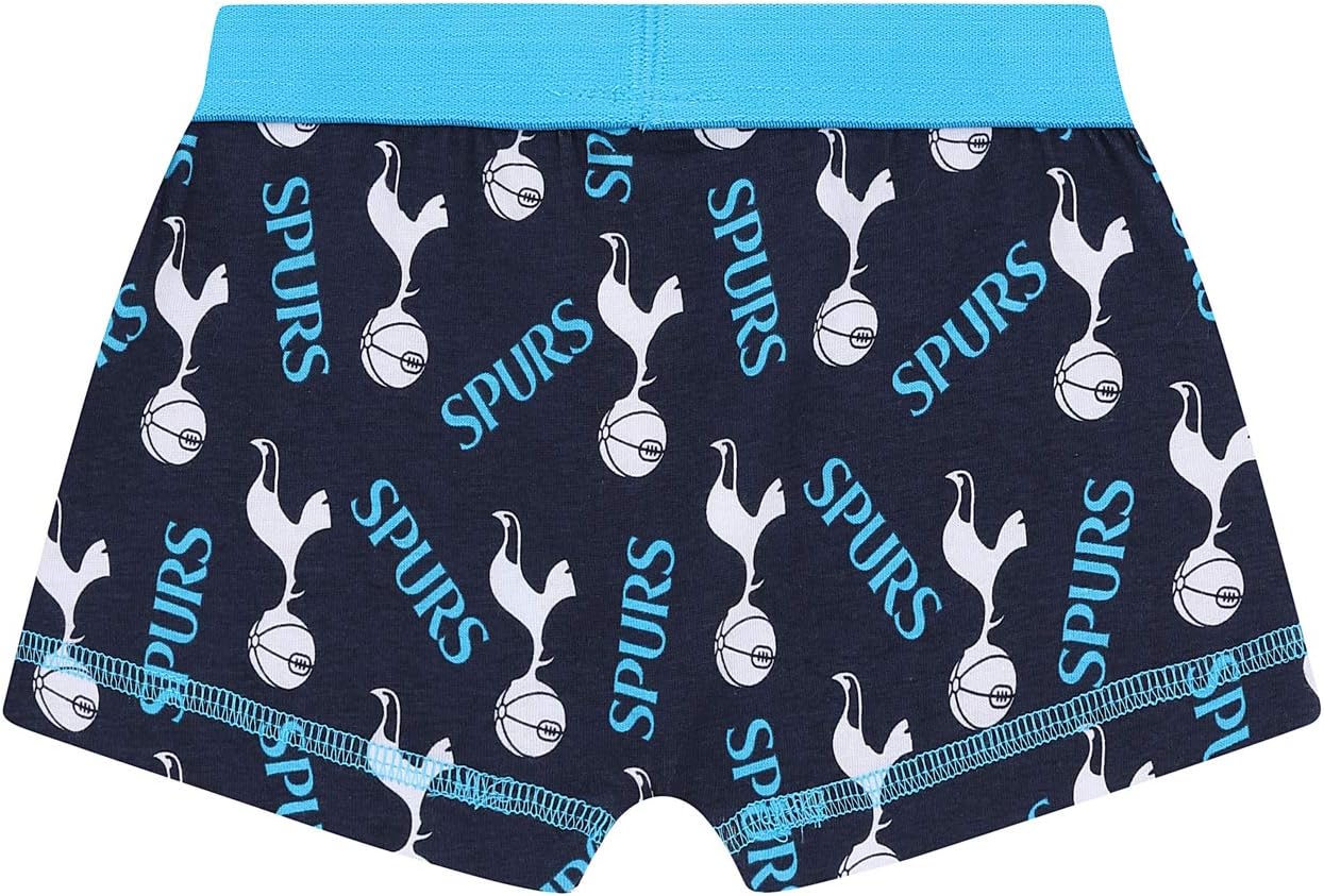 Tottenham Hotspur FC Official Soccer Gift Boys Boxer Shorts & Vest Set
