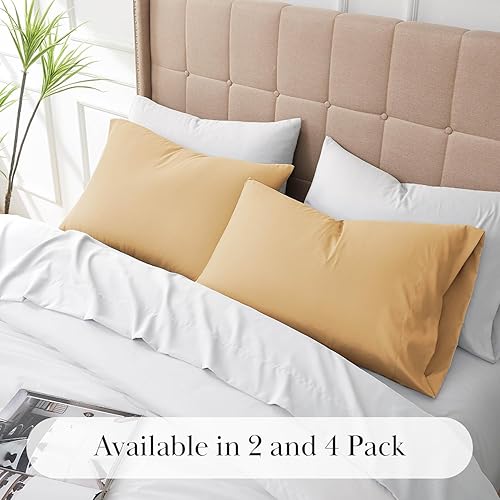 Miniatura 81 de Southshore Fine Living, Inc. Juego de 2 fundas de almohada de tamaño estándar, se adapta a almohadas de tamaño matrimonial, individual, queen, 10