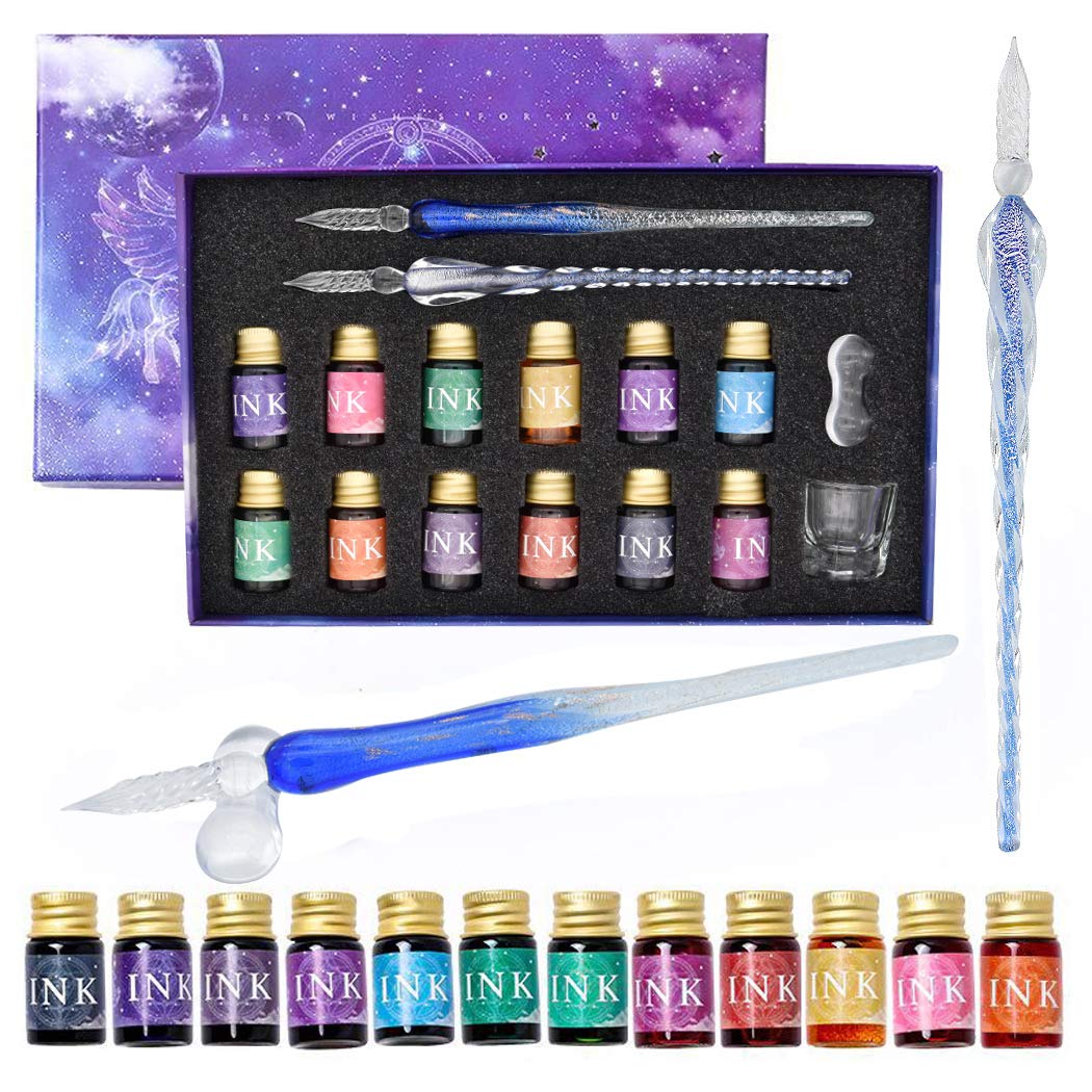 Stylo Plume En Verre Pas Cher - Meilleures Ofes Neuf Et Occasion