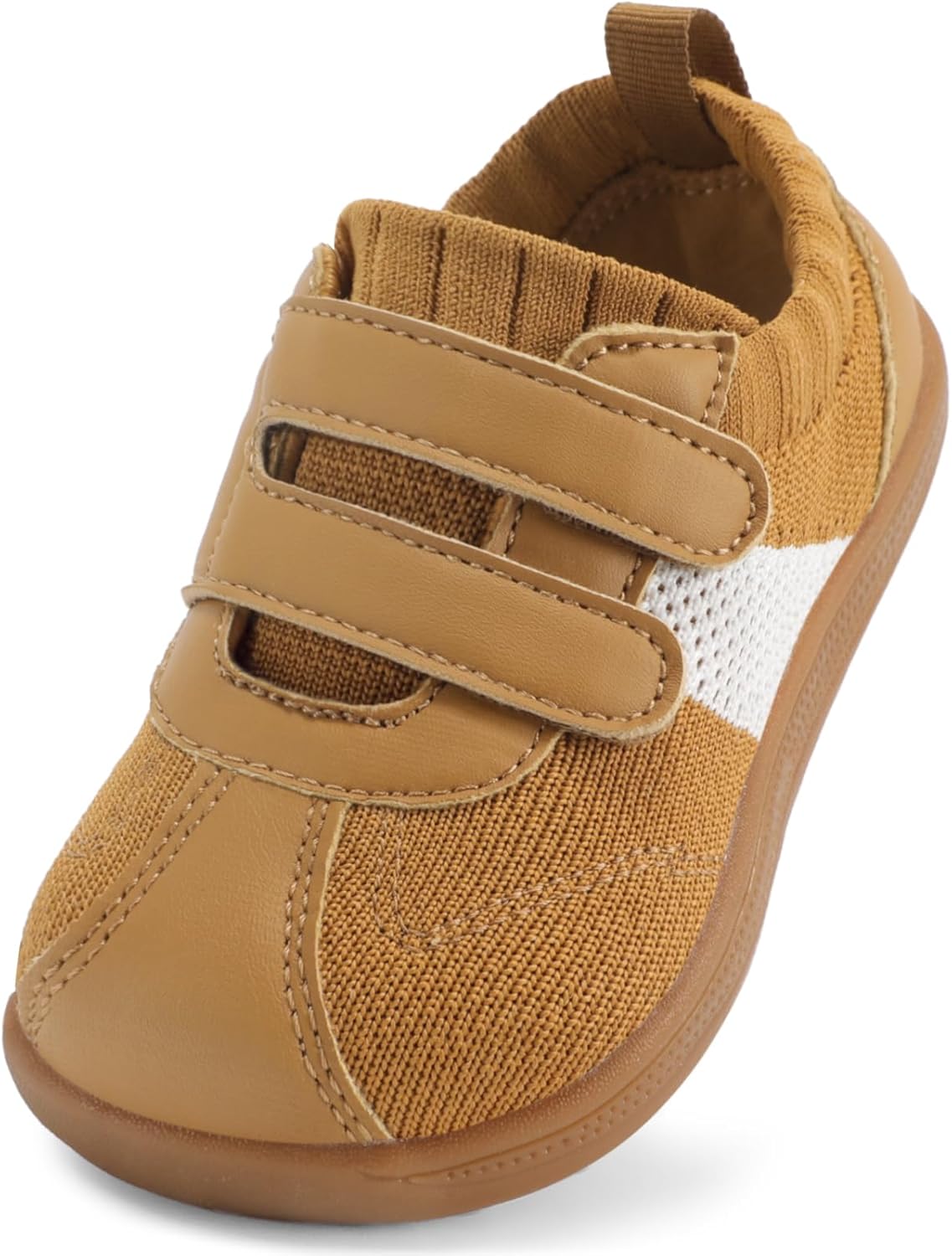 Toddler Wide Toe Box Barefoot Shoes Boys Girls Kids Fashion Sneakers Breathable Tennis Shoe Preschool Non Slip Flexible Sole Soft Mesh Lightweight Comfortable First Walking Sneaker Running Gym Outdoor