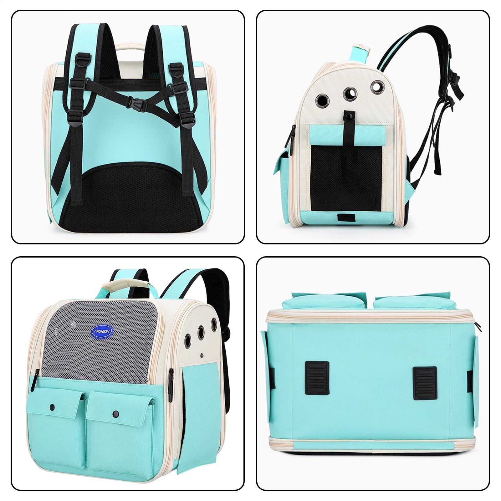Mochila de Gato - Mochila de Mascota de Malla Transpirable, Mochila para