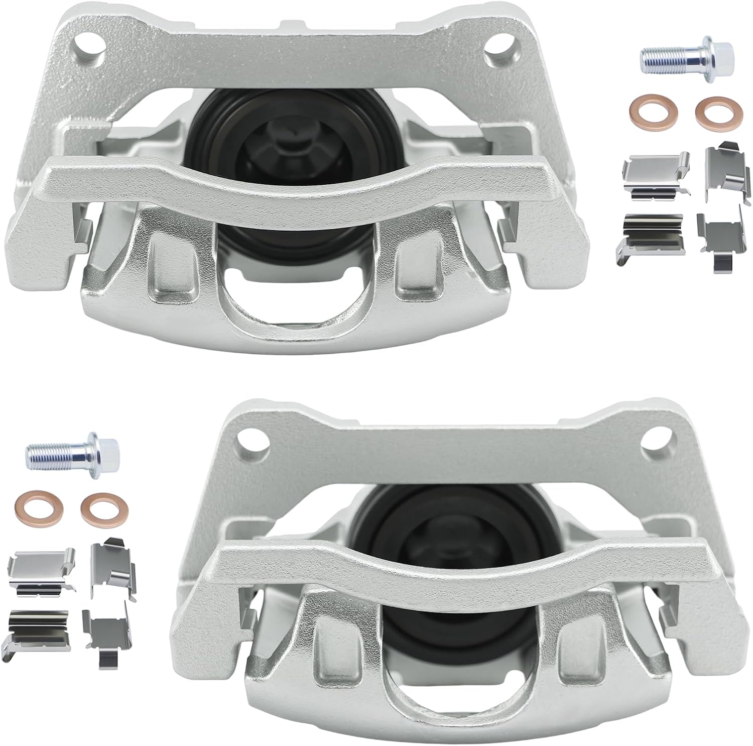 Betthand Front Brake Calipers 18B5044+18B5045 Replace for 07-17 Jeep Wrangler, 08-12 Liberty, 07-11 Nitro, 08-16 Dodge Grand Caravan, 08-16 Chrysler Town&Country, FRC11879+FRC11880, 3.3/3.6/3.7/3.8/4L
