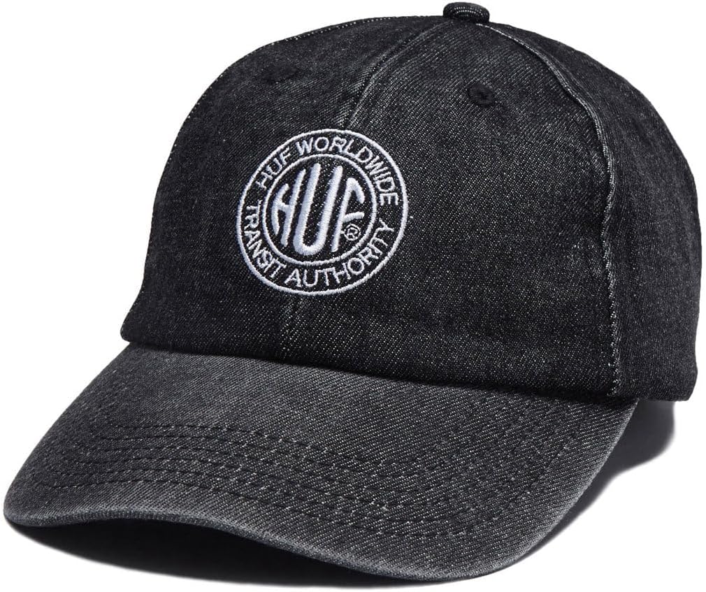 HUF Token 6 Panel Cv Washed Hat - Black