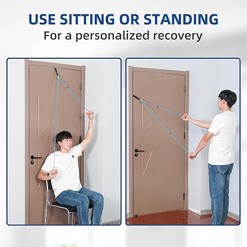 Miniatura 3 de Shoulder Pulley Over Door Rehab Exerciser, for Physical Therapy, Exercise Equipment, Aids in Recovery, Improve and Strengthen Mobility