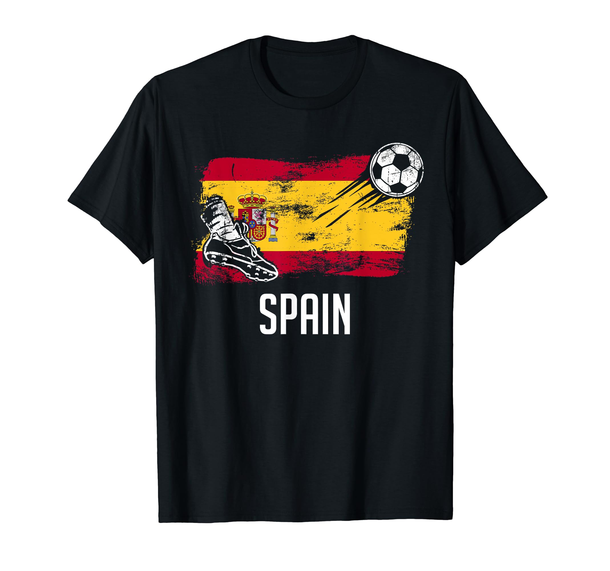 Spain Flag Football Spaniard JerseySpain Flag Jersey Spanish Soccer Team Spanish T-ShirtOEKO-TEX STANDARD 100