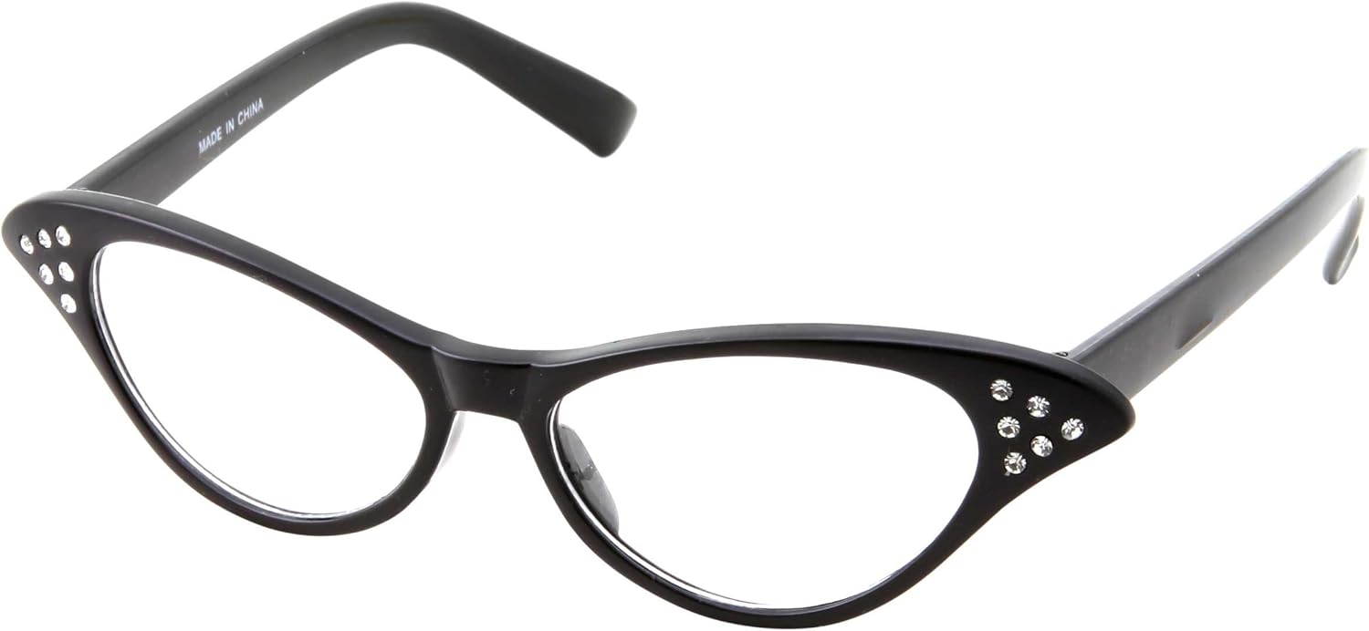 50’s Kids Nerd Cat Eye Glasses...