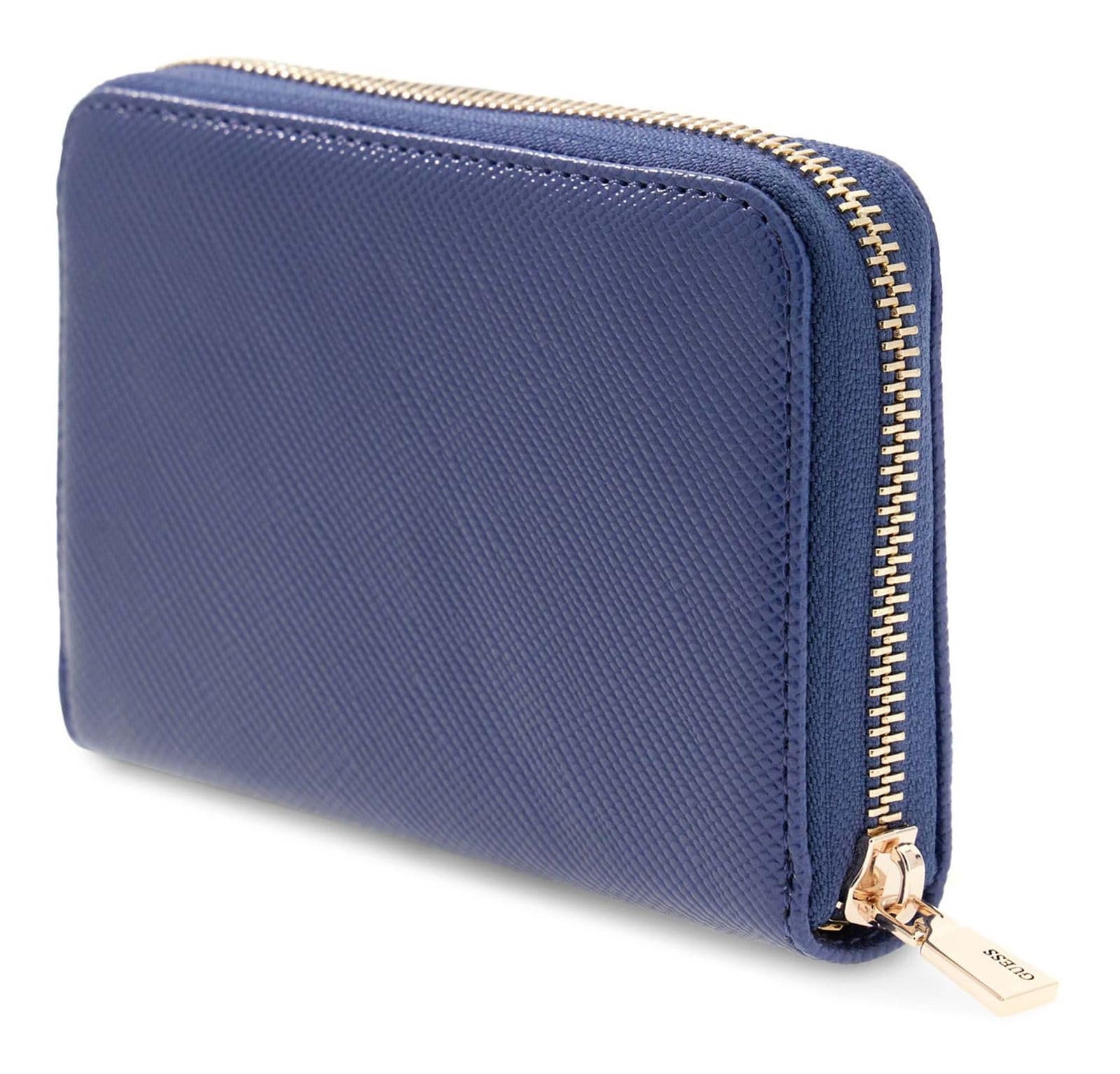 GUESS portafoglio Patsie SLG Zip Around Wallet Navy blu scuro