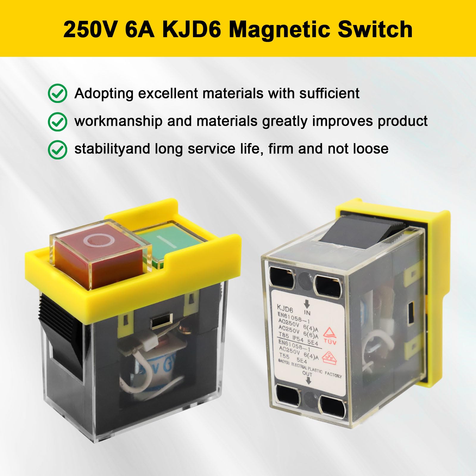 Interruttore Magnetico KJD6 5E4 - 250V 6A, Impermeabile, Per Macchine E Utensili - Foto 5