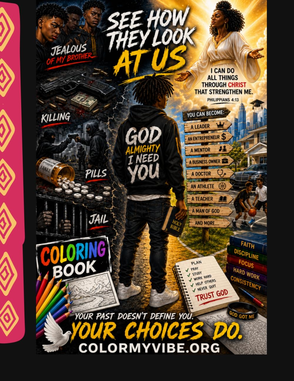 See How They Look At Us ` Coloring Book