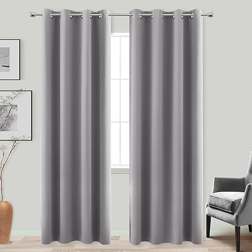 Miniatura 89 de KOUFALL Cortinas opacas doradas de lujo para sala de estar, elegantes cortinas de 84 pulgadas de largo, cortinas Doradas para Sala Elegantes Oro