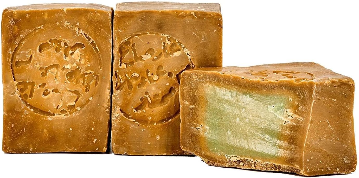 Carenesse Aleppo Soap 2 x 200g, 40% Laurel Oil 60% Olive Oil, Traditional Handmade Natural Soap for Skin & Hair