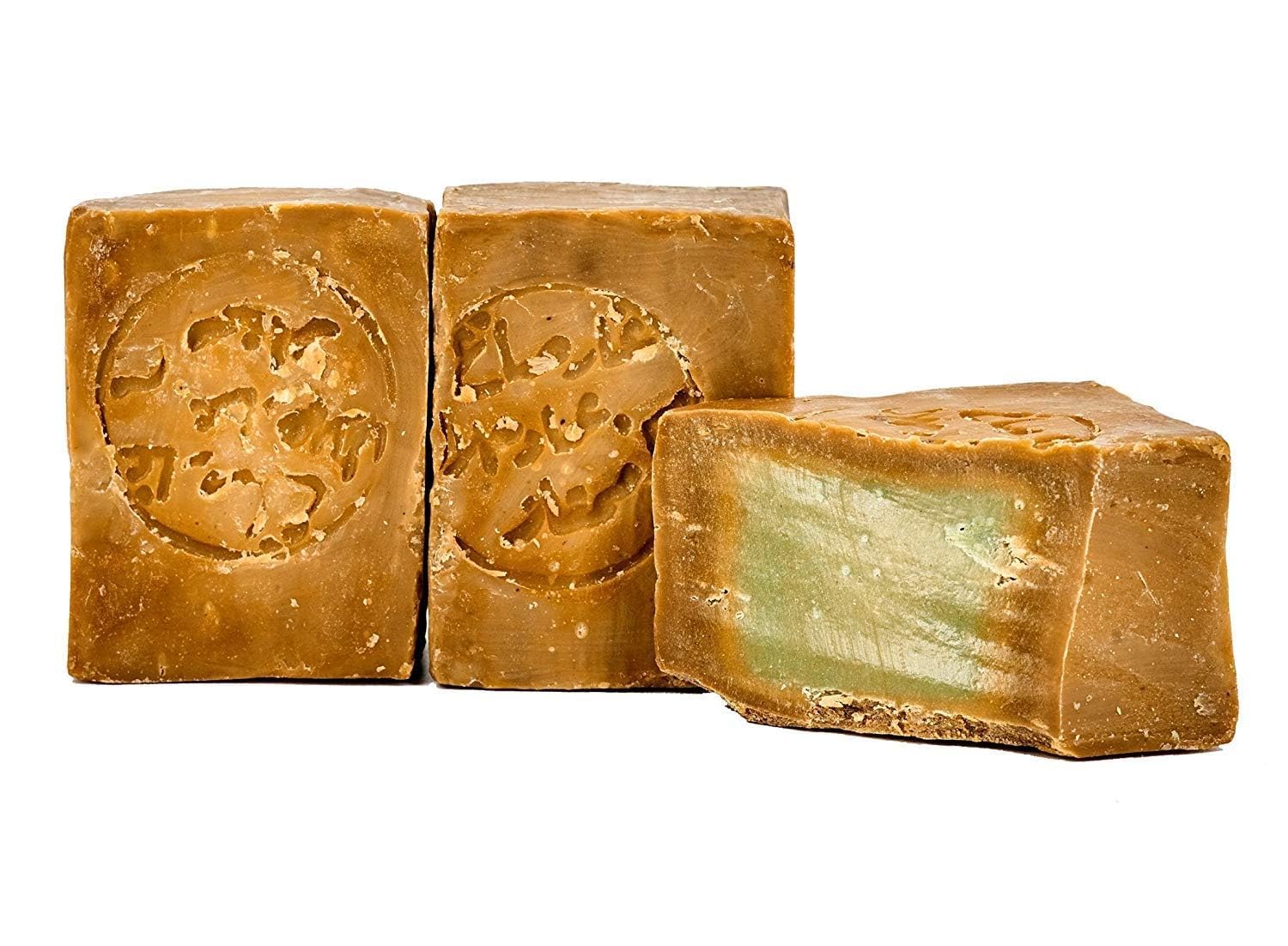 Carenesse Aleppo Soap 2 x 200g, 40% Laurel Oil 60% Olive Oil, Traditional Handmade Natural Soap for Skin & Hair[Amazon-developed Certification] Compact by Design