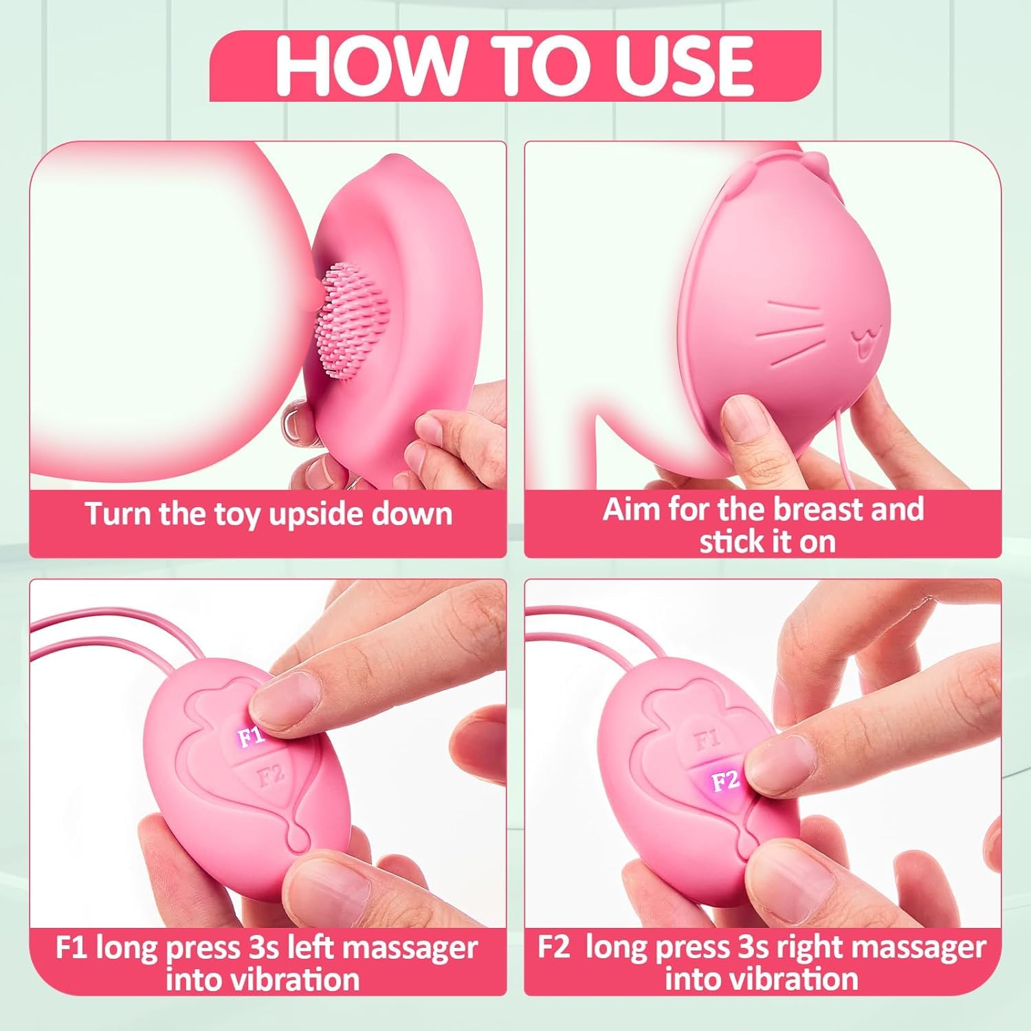 Jouets pour - Masseur de Sein - Vibrateurs Suceurs - Sex Toys pour Femmes