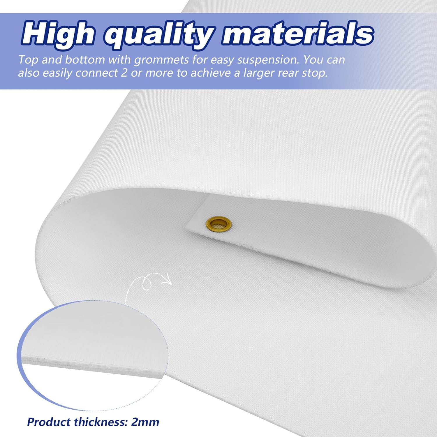 Archery Backstop Netting Heavy Duty with Rope and Hooks Slingshot Archery Net for Backyard Shooting Accessories