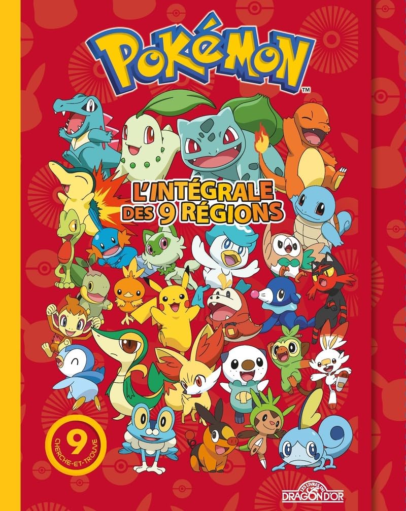Pokémon - L'intégrale des neuf régions: 9 cherche-et-trouve