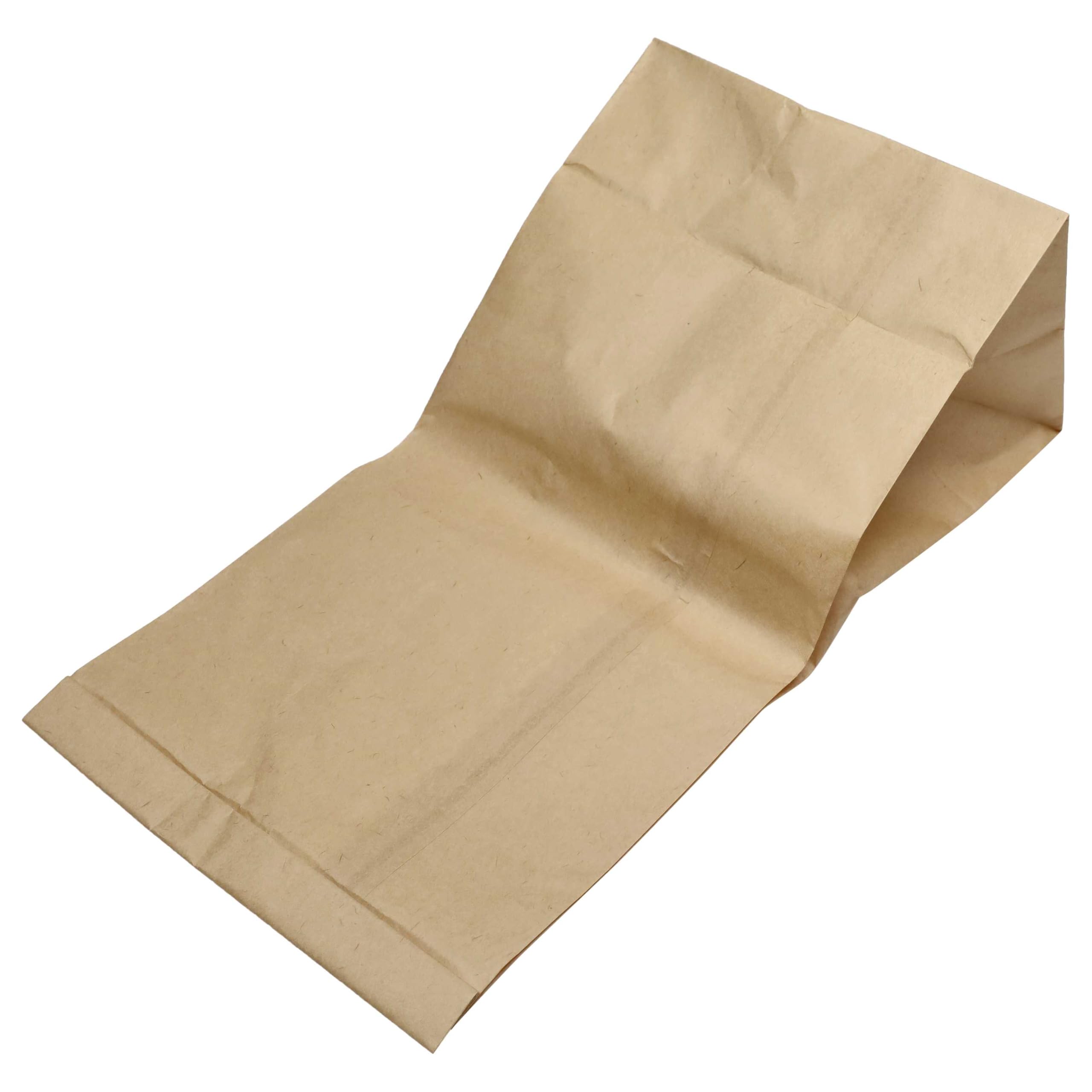 vhbw 100 x worek do odkurzacza kompatybilny z odkurzaczem Saltix Nilfisk – 27 cm x 27 cm, brązowy