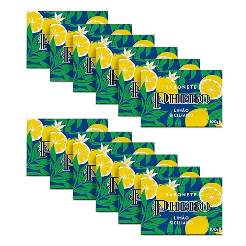 Phebo Sabonete, Limão Siciliano, 100g, 12 unidades Phebo Sabonete, Limão Siciliano, 100g, 12 unidades