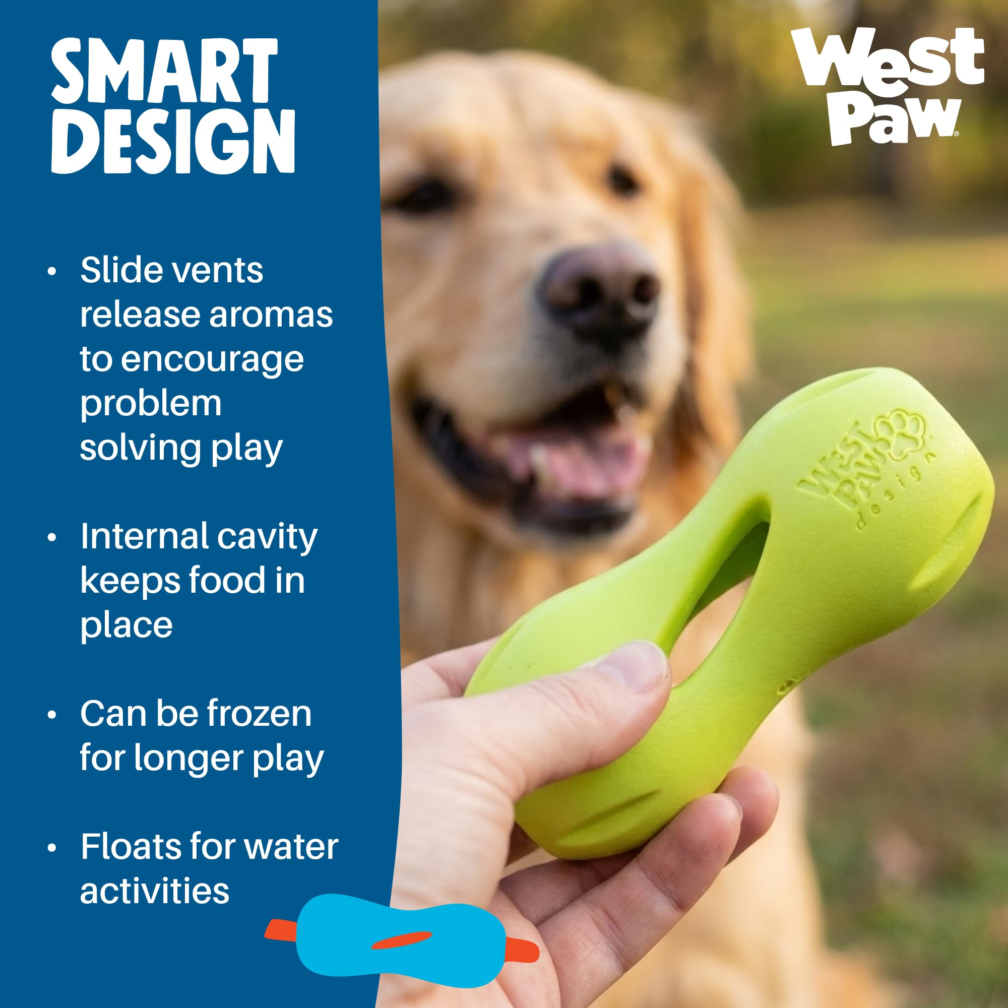 Amazon | West Paw（ウェストポウ） ゾゴフレックス クイズル 丈夫で