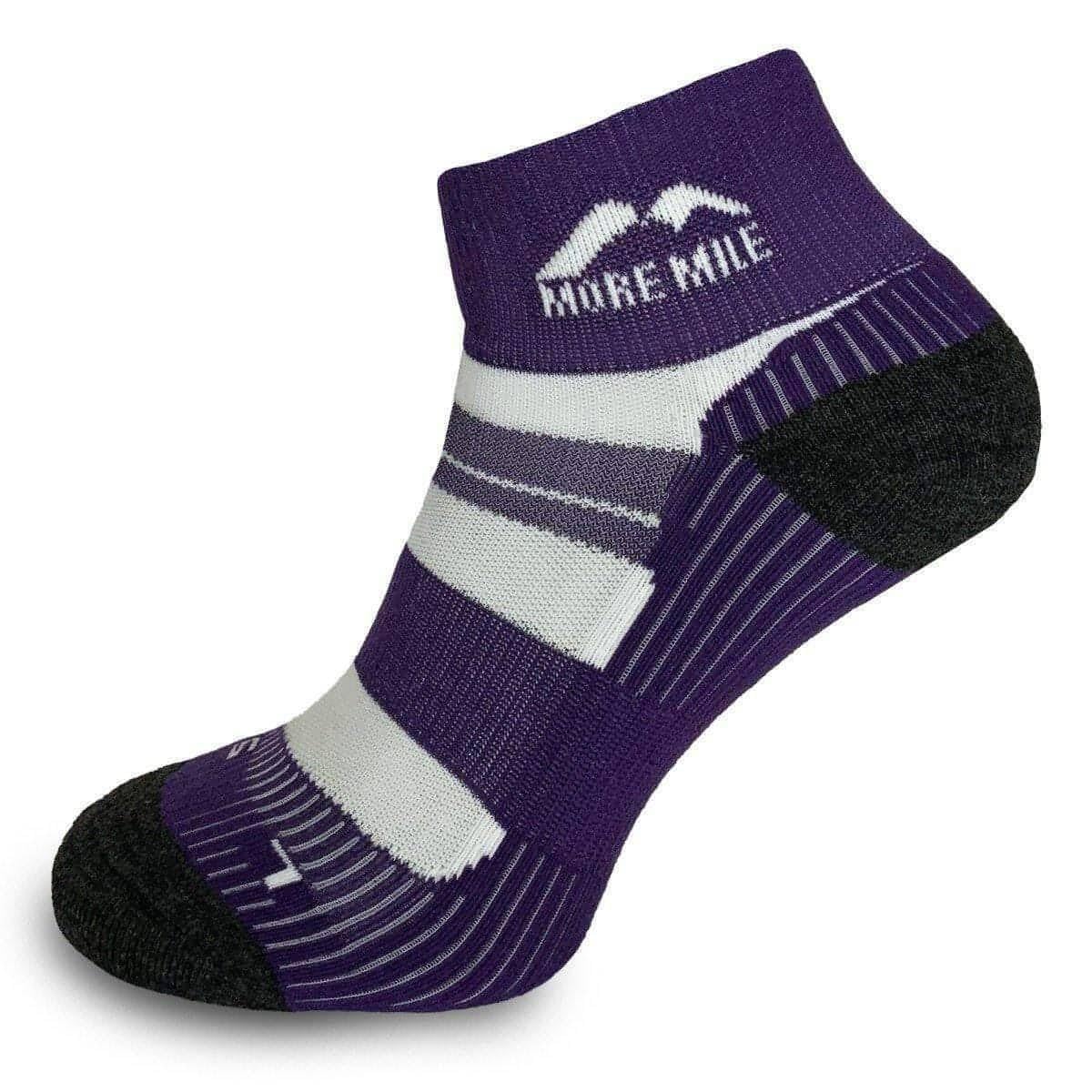 More Mile Endurance Womens Running Socks - Purple - 2-5