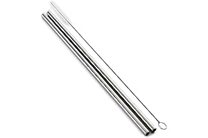 Stainless Straws | Reusable 11-Inch Drinking Straws