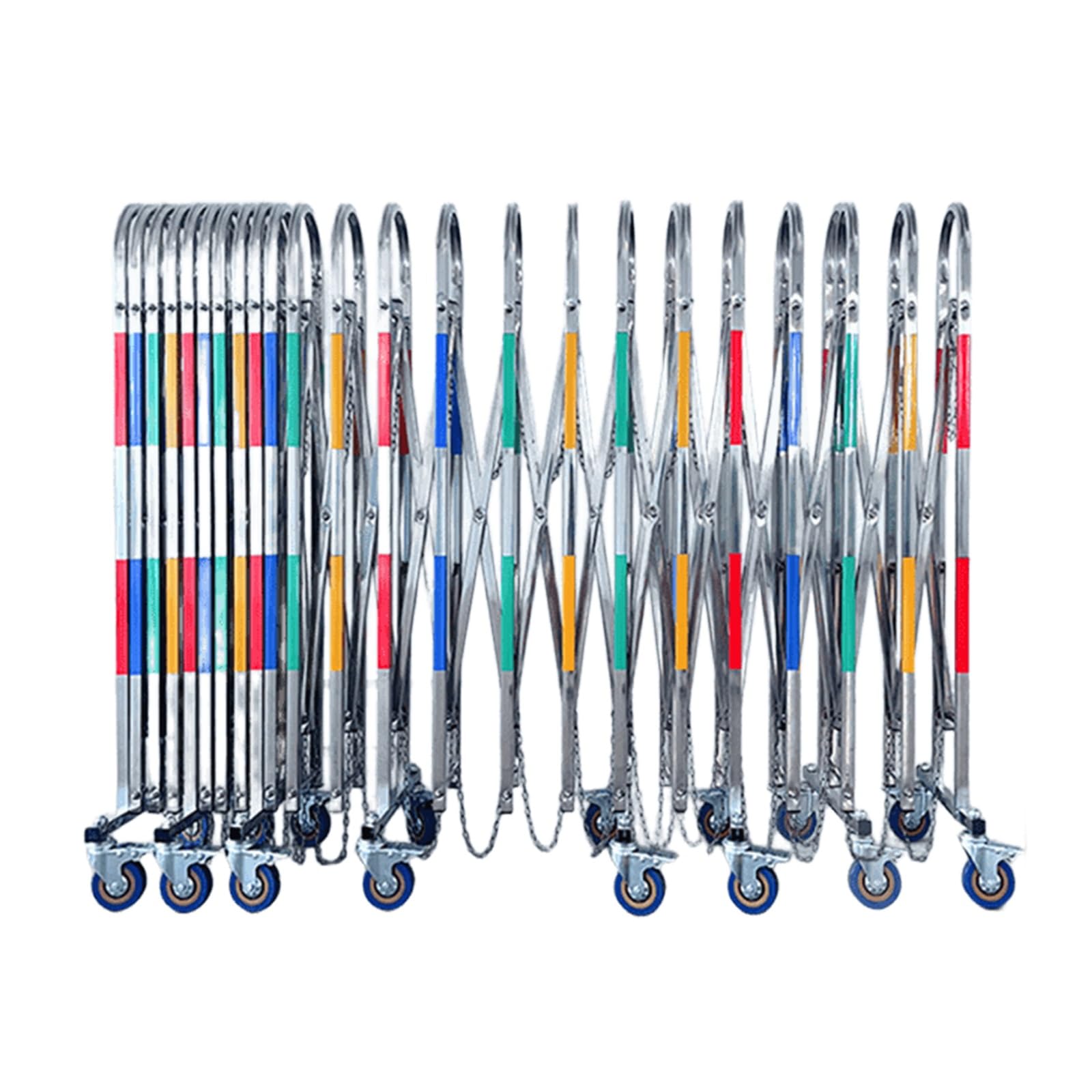 Barrière de route rétractable style arc en inox de 1,2 x 3 m pour école