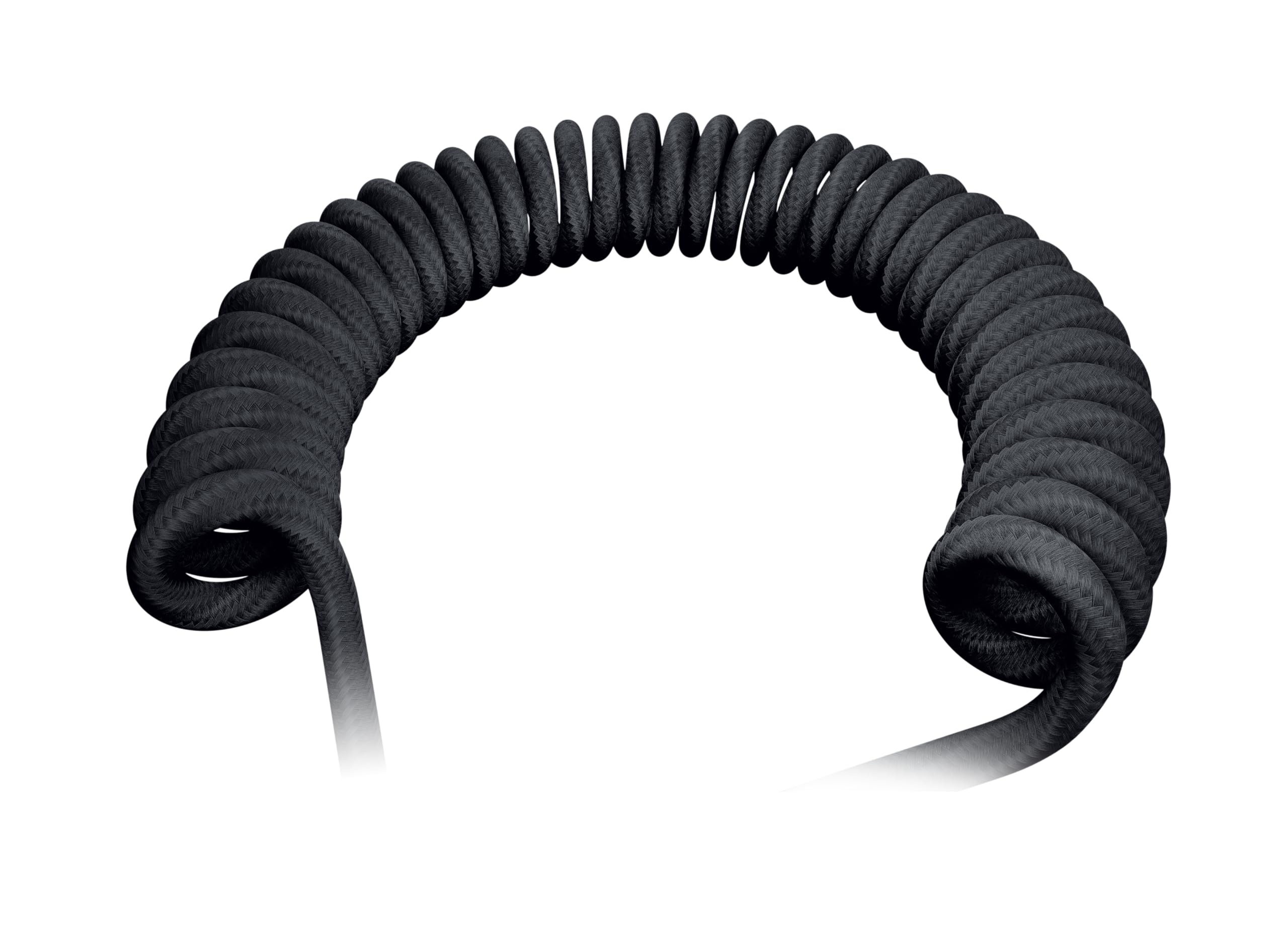 Juego de actualización de Razer con teclas PBT + cable en espiral (120 teclas PBT Doubleshot, cable USB-C a USB-A, cable de fibra trenzada) Disposición US | Negro
