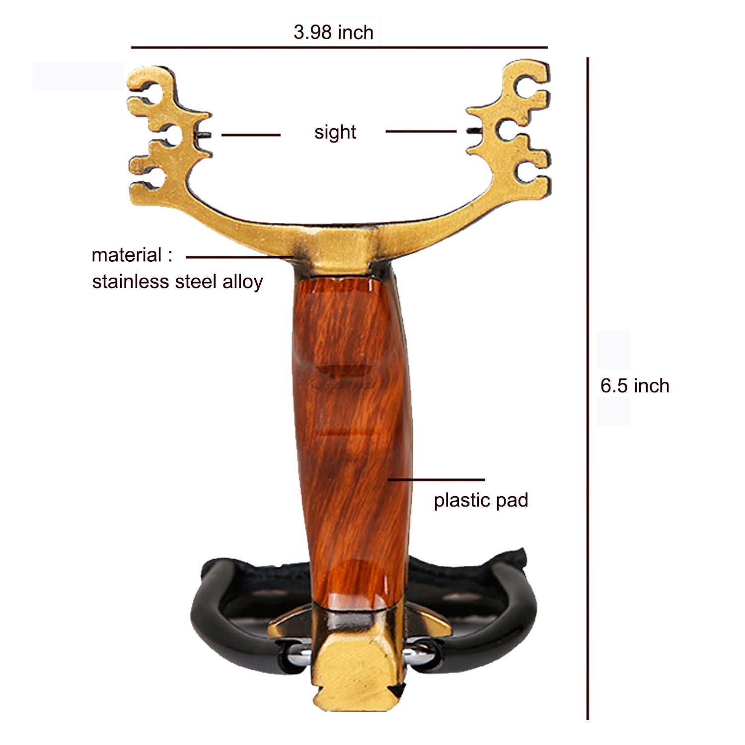 ZQQ Hunting Slingshot,Heavy Duty Wrist Rocket Slingshot Sling Shot for