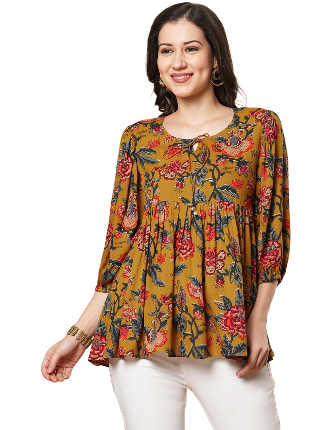 ANNI DESIGNER Shirt für Damen, Damenhemd, Hemd, Tops für Damen, normale Passform, formelle Hemden für Damen, Party-Western-Shirts für Damen, stilvoll, ausgefallene Hemden für Damen, bedruckte Hemden.