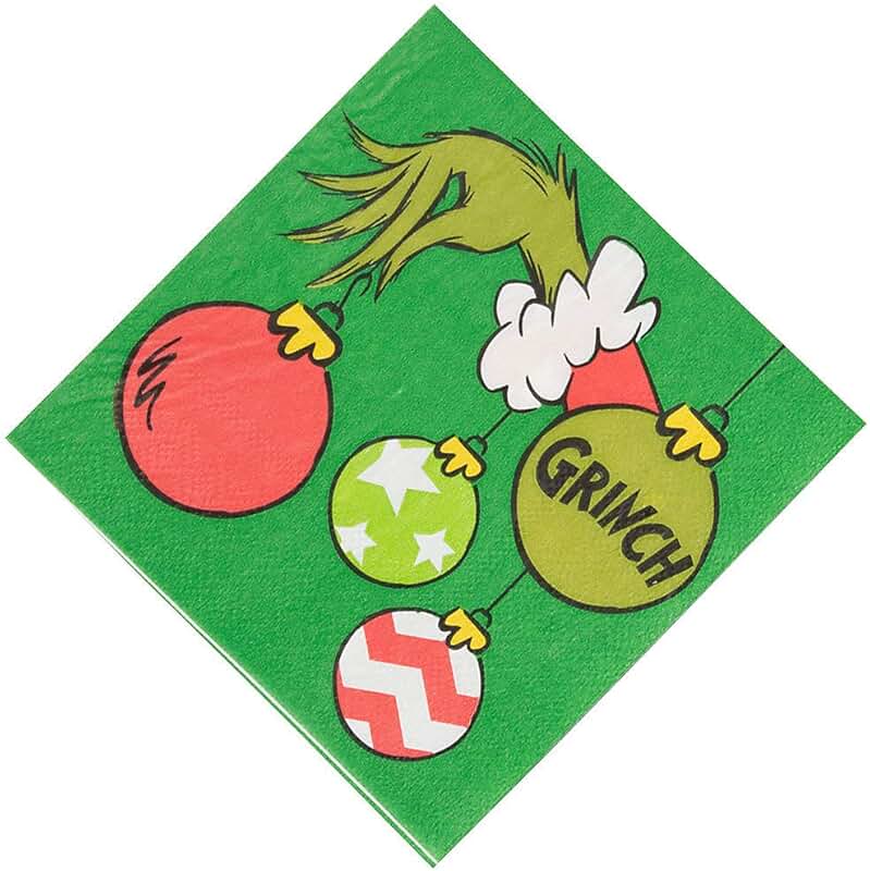 grinch napkins
