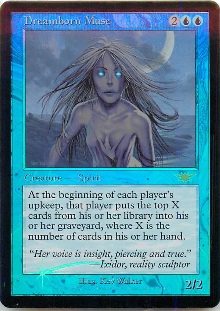 Amazon.co.jp: マジックザギャザリング MTG 青 英語版 夢生まれの詩神