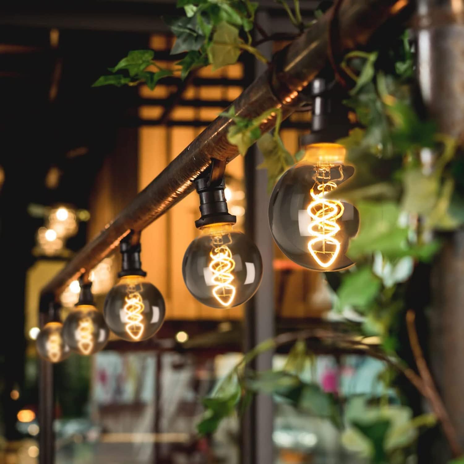 Lampadina Edison Vintage E27 LED Dimmerabile 4 W Retro Lampada LED Bianco Caldo 2700K, Ideale per la nostalgia e l'illuminazione retrò in casa Café Bar