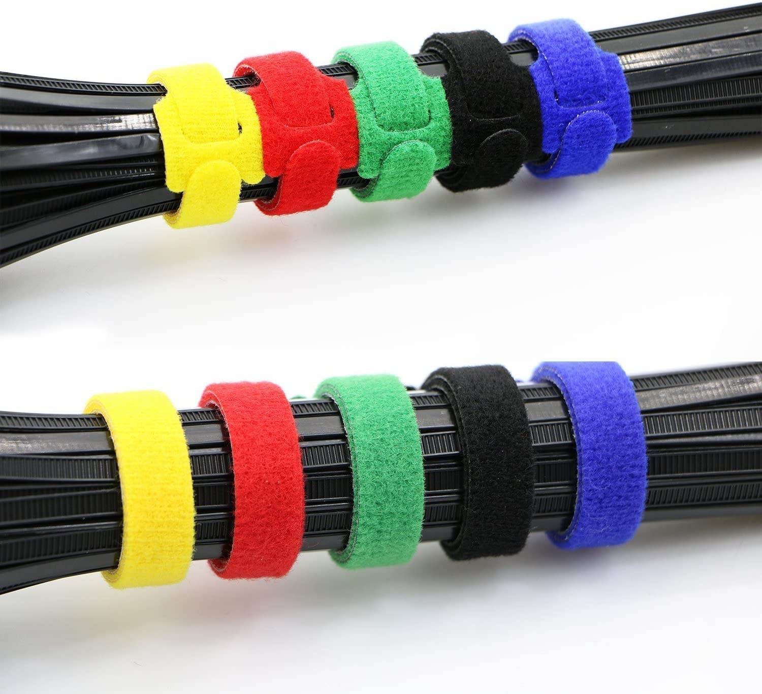 étiquettes Câble Auto-agrippantes 50 Étiquettes Câble Auto