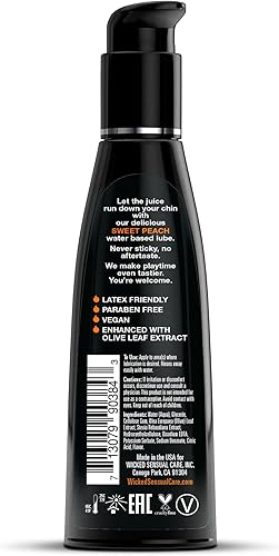 Miniatura 2 de Juguetes sexuales para adultos Wicked Aqua Sweet Peach 4oz