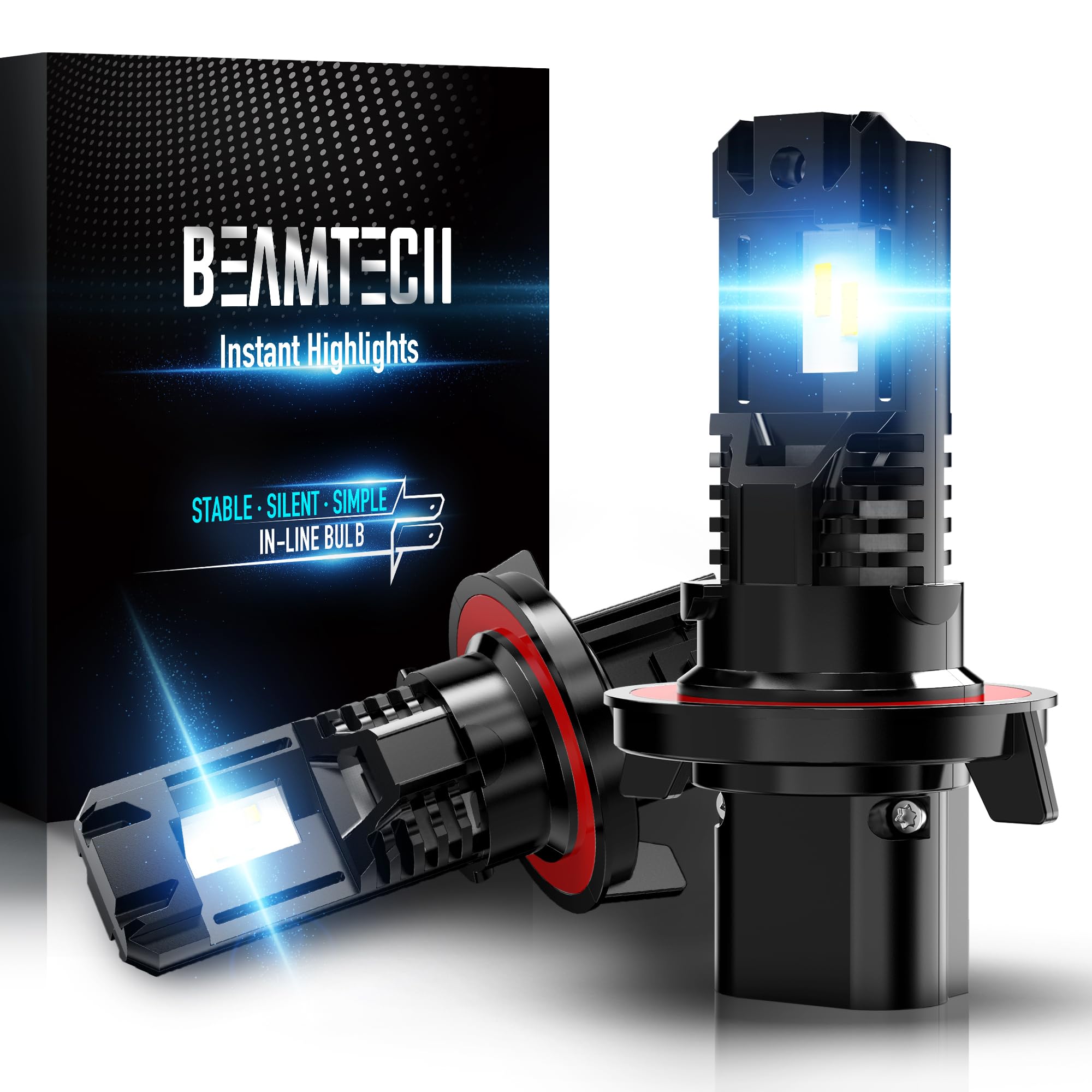 BEAMTECH H13 Fog Light Bulb, 9008 Fog Bulb Fog Light Bullb or Powersports Accessory Lights