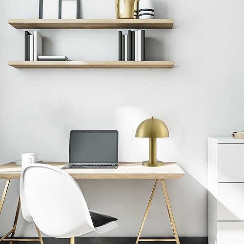 Miniatura 3 de Novogratz x Globe Electric 65856 Olivia - Lámpara de mesa de 12 pulgadas latón mate negro mate